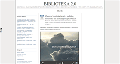 Desktop Screenshot of blog.biblioteka20.pl